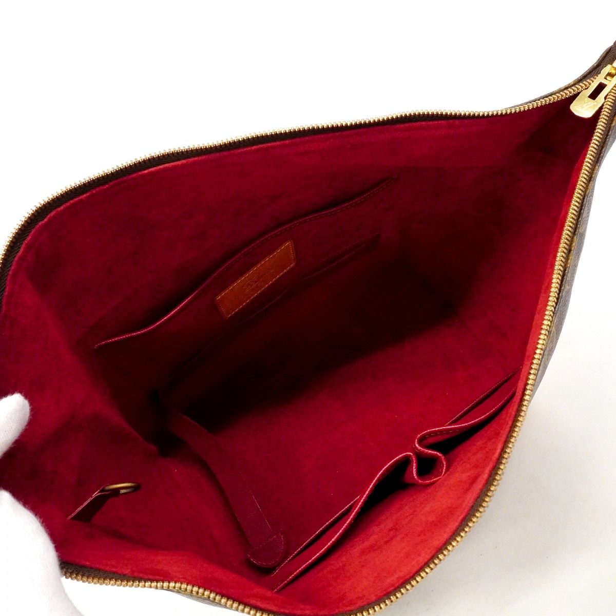 Louis Vuitton Shoulder Bag Monogram Amfar Three Brown — view 4