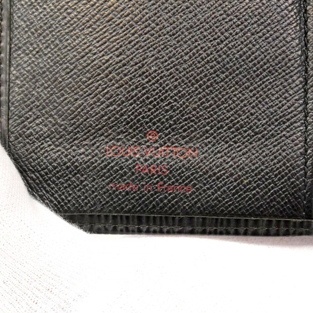 Louis Vuitton Wallet Epi Continental Viennois Noir — view 5