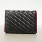 Gucci Shoulder Wallet GG Marmont Leather Black Gold — view 9