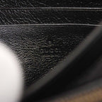 Gucci Shoulder Wallet GG Marmont Leather Black Gold — view 5