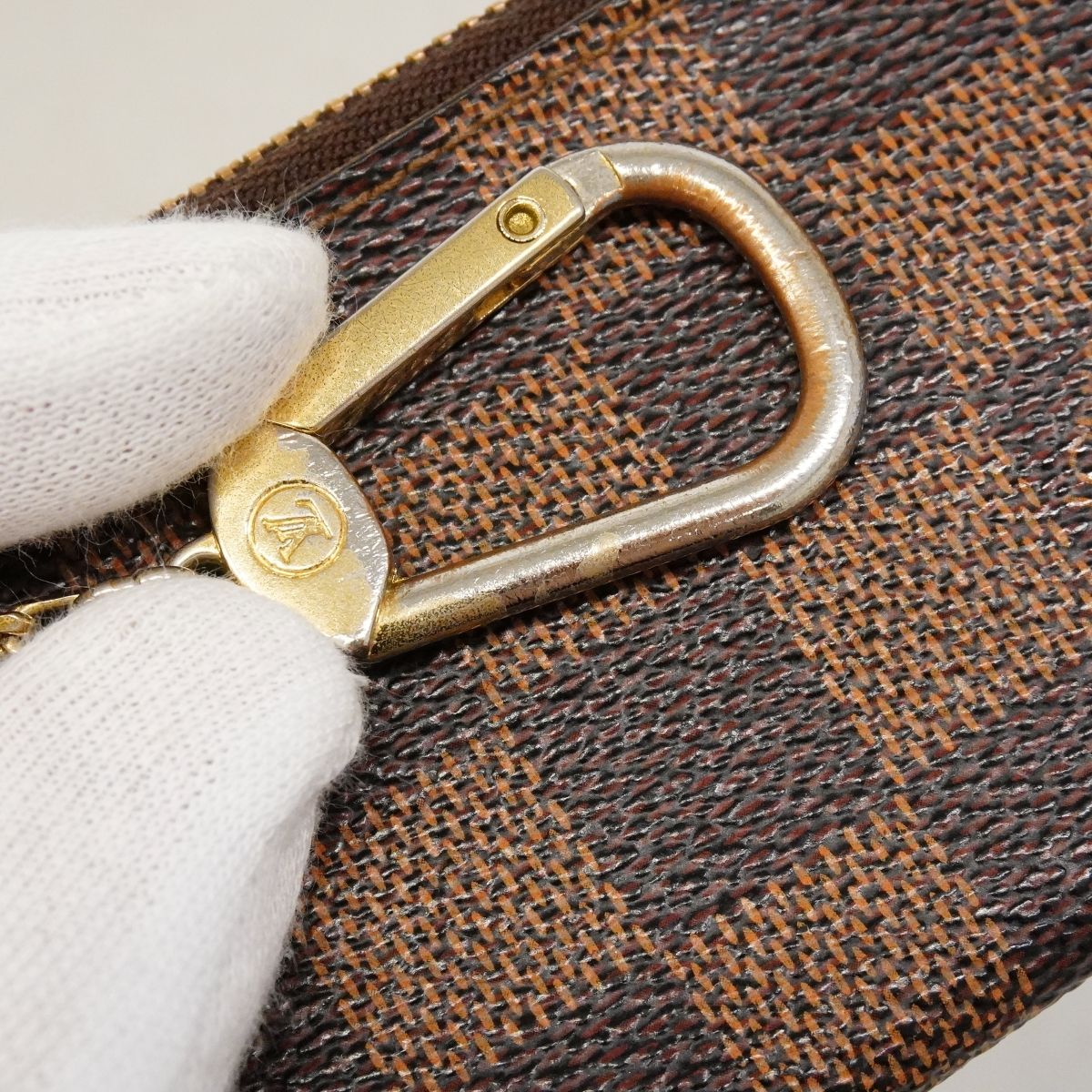 Louis Vuitton Coin Case Damier Pochette Cles Ebene — view 7