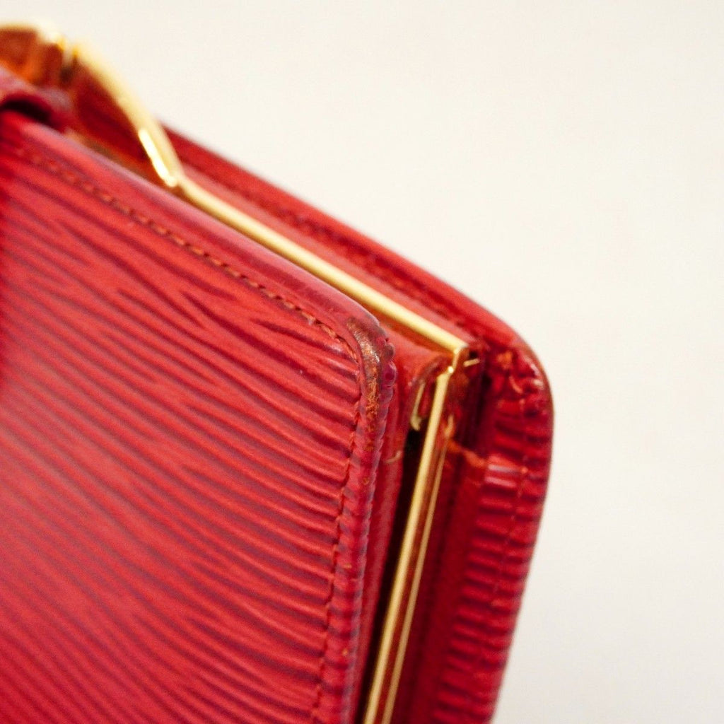 Louis Vuitton Wallet Epi Portomonevie Viennois Castilian — view 7