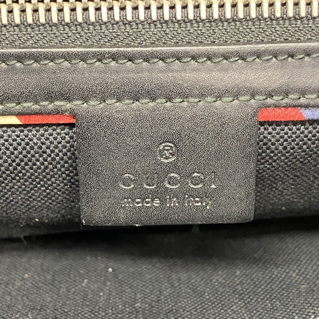 Gucci Shoulder Bag GG Supreme Black Silver — view 5