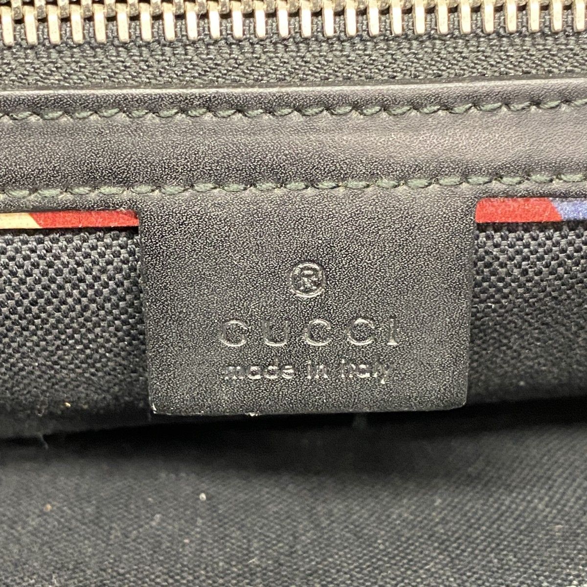 Gucci Shoulder Bag GG Supreme Black Silver — view 5
