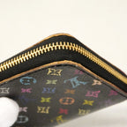 Louis Vuitton Coin Case Monogram Multicolor Zippy Purse Noir Grenade — view 6