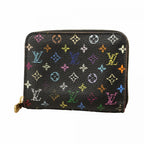 Louis Vuitton Coin Case Monogram Multicolor Zippy Purse Noir Grenade