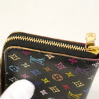 Louis Vuitton Coin Case Monogram Multicolor Zippy Purse Noir Grenade — view 7