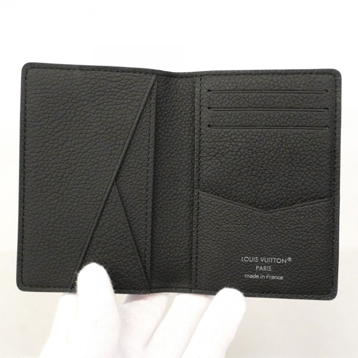 Louis Vuitton Card Case Damoflage Organizer de Poche Noir — view 4