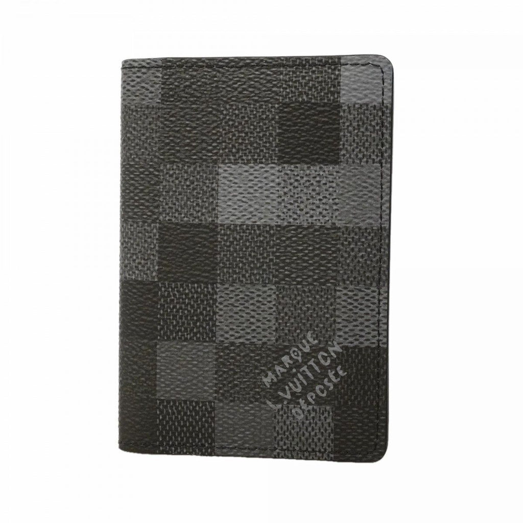 Louis Vuitton Card Case Damoflage Organizer de Poche Noir