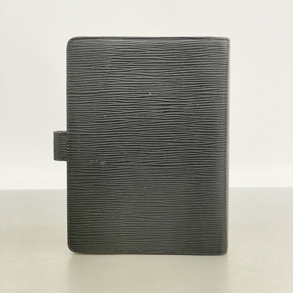 Louis Vuitton Notebook Cover Epi Agenda MM Noir — view 8