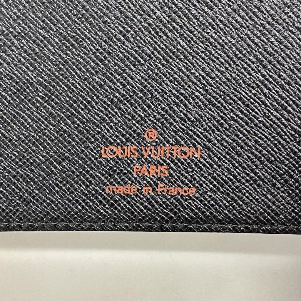 Louis Vuitton Notebook Cover Epi Agenda MM Noir — view 5