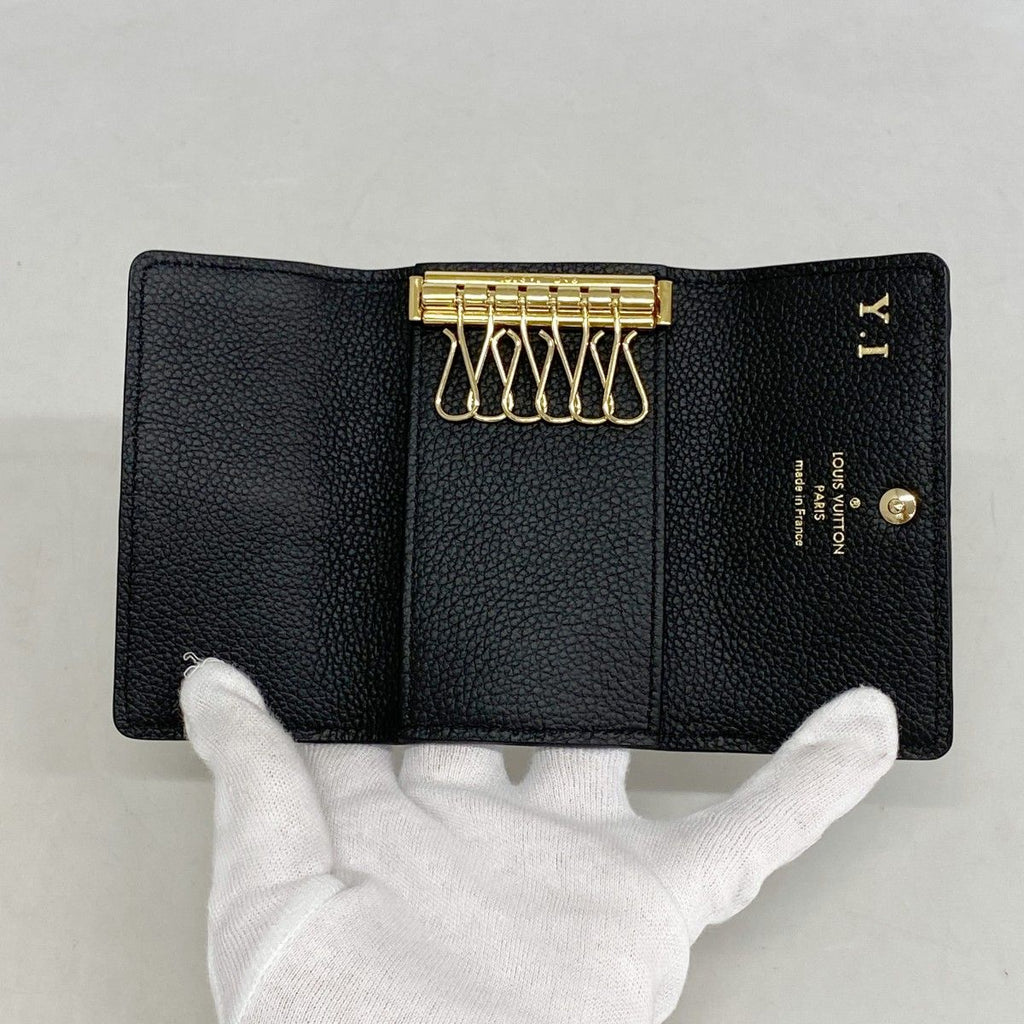 Louis Vuitton Key Case Monogram Empreinte Multicles 6 Noir Key Holder — view 3