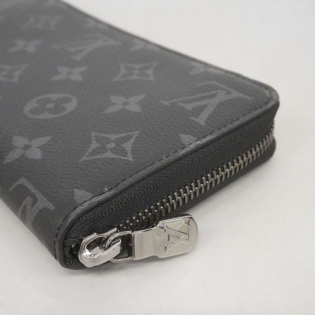 Louis Vuitton Wallet Monogram Eclipse Zippy Horizontal Black — view 5