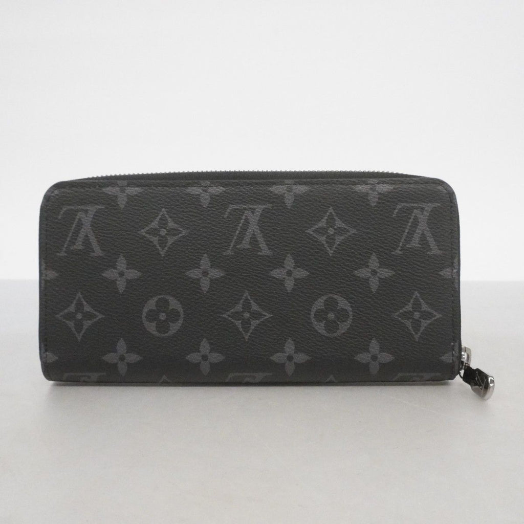 Louis Vuitton Wallet Monogram Eclipse Zippy Horizontal Black — view 7