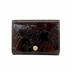 Louis Vuitton Card Case Vernis Business Holder Amaranto