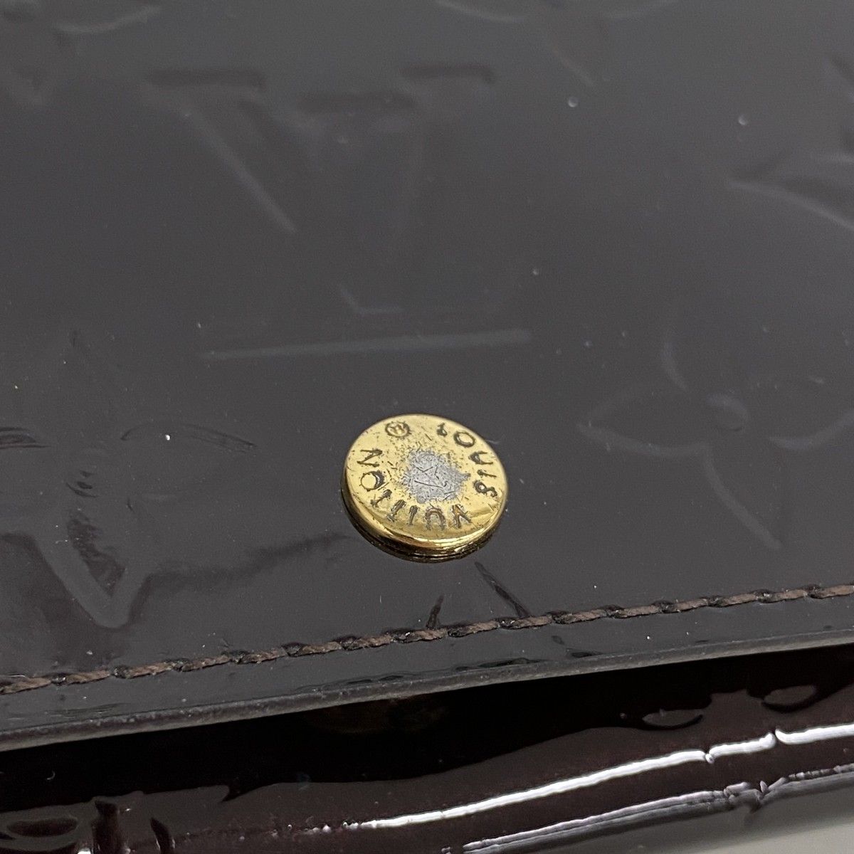 Louis Vuitton Card Case Vernis Business Holder Amaranto — view 7