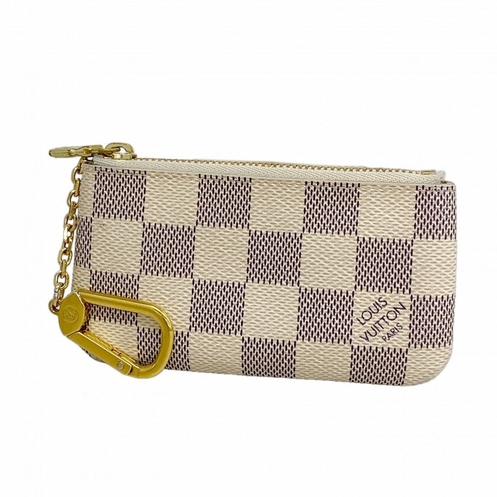 Louis Vuitton Coin Case Damier Azur Pochette Cles White