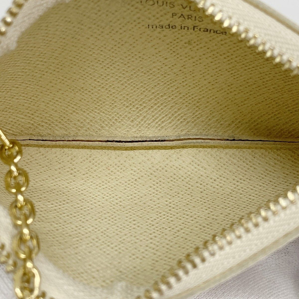 Louis Vuitton Coin Case Damier Azur Pochette Cles White — view 3