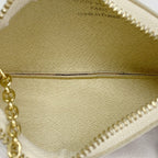 Louis Vuitton Coin Case Damier Azur Pochette Cles White — view 3