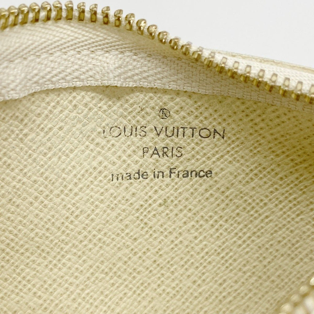 Louis Vuitton Coin Case Damier Azur Pochette Cles White — view 4
