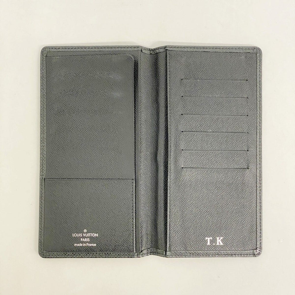 Louis Vuitton Long Bill Holder Taiga Porte-Billets Carte Cles Ardoise Wallet — view 3