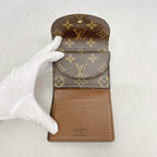 Louis Vuitton Trifold Wallet Monogram Portefeuille Helene Brown — view 3