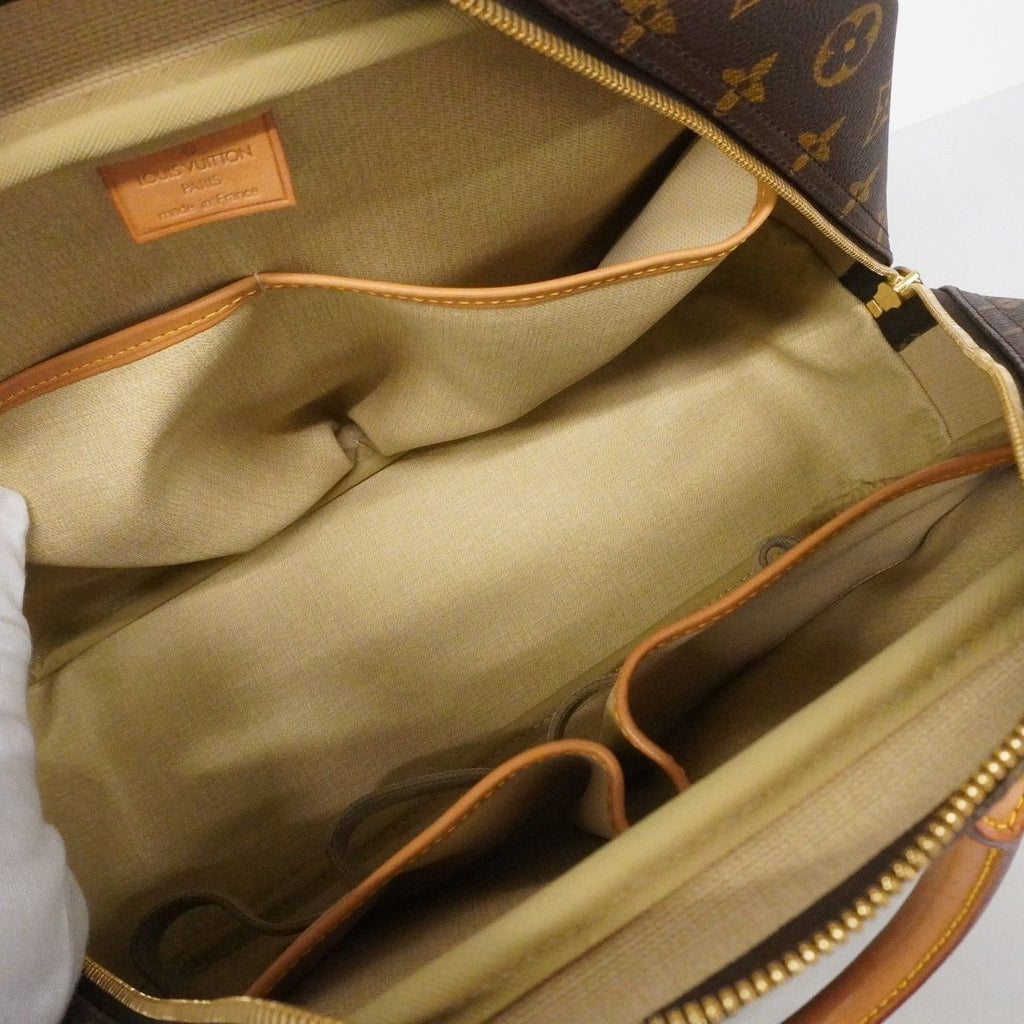 Louis Vuitton Handbag Monogram Deauville Brown — view 4