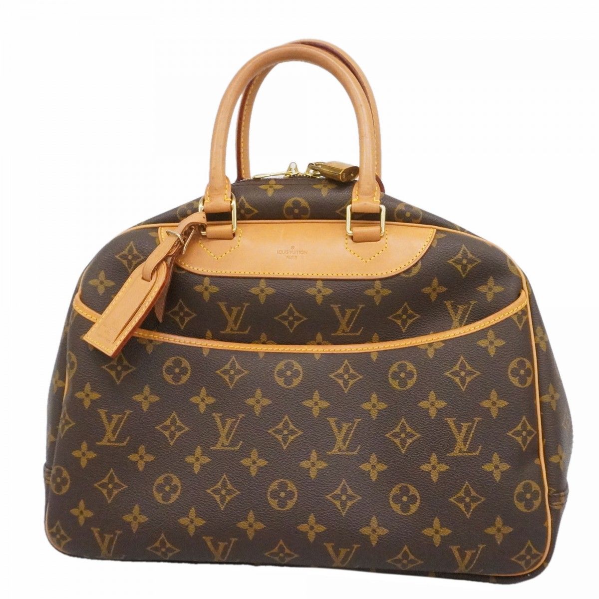 Louis Vuitton Handbag Monogram Deauville Brown