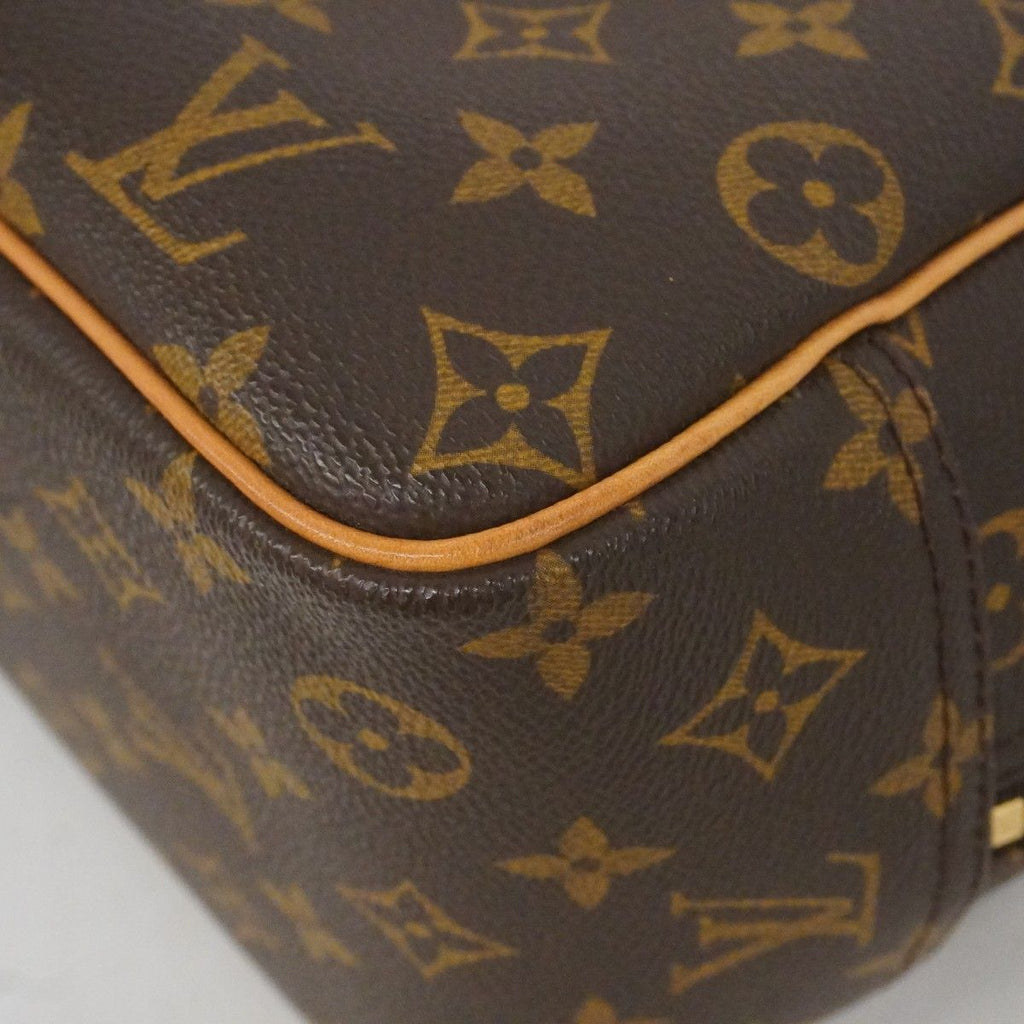 Louis Vuitton Handbag Monogram Deauville Brown — view 6
