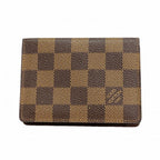 Louis Vuitton Card Case Damier Porte 2 Cult Vertical Ebene