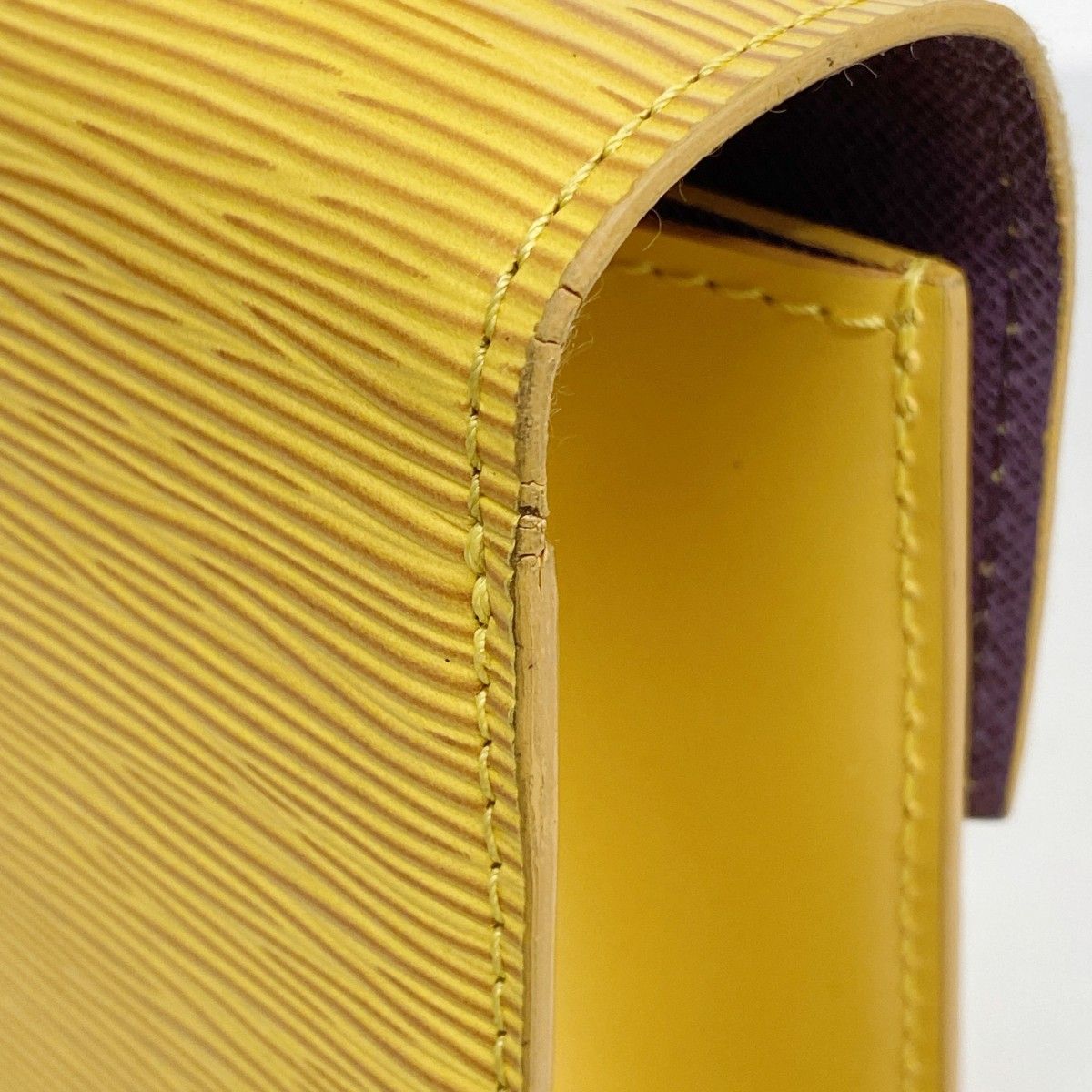 Louis Vuitton Handbag Epi Malesherbes Jaune — view 6