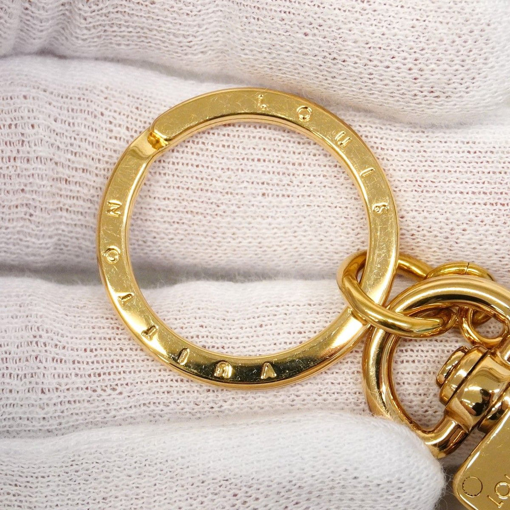 Louis Vuitton Key Holder Charm LV Facet Gold — view 4