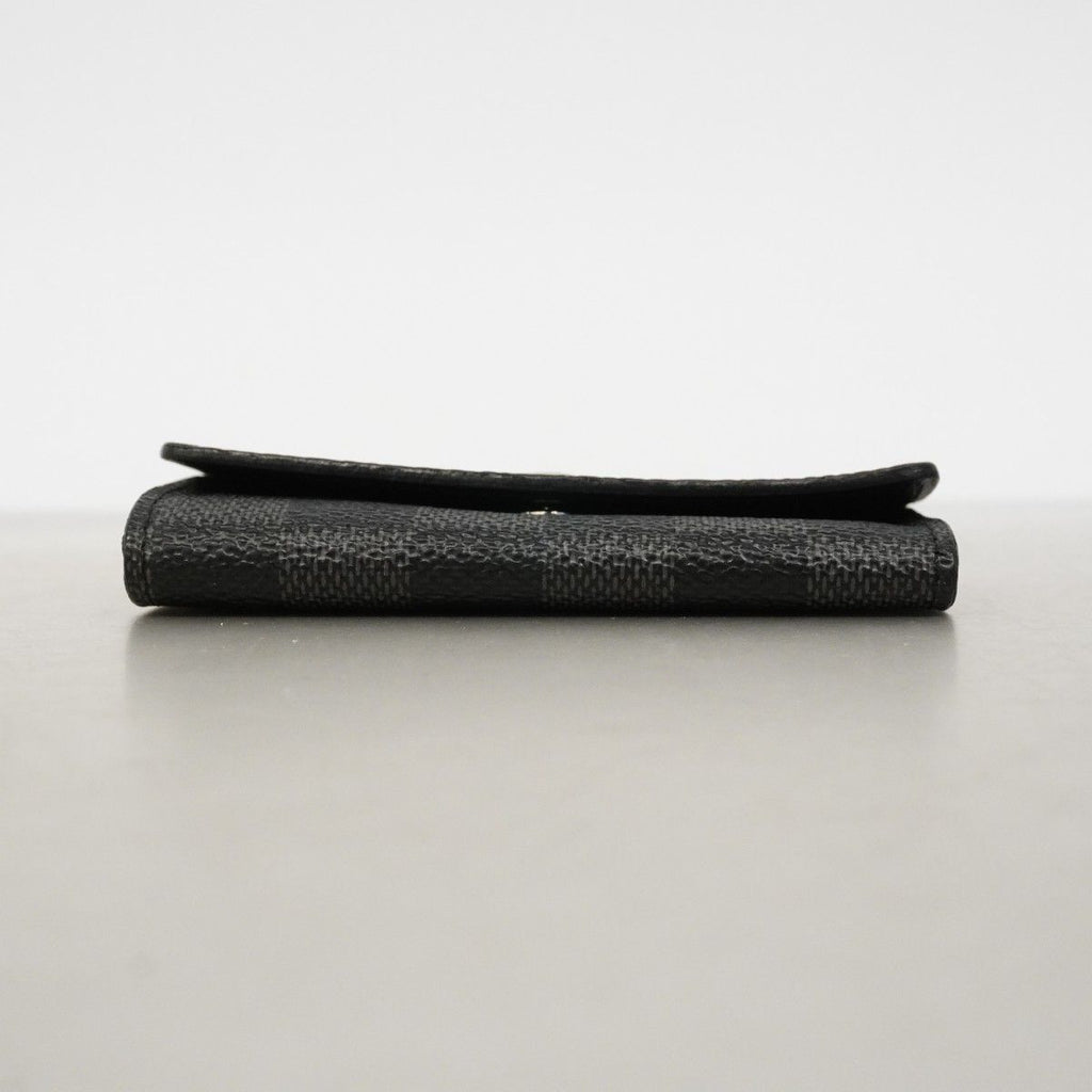 Louis Vuitton Key Case Damier Graphite Multicles 6 Black Gray Key Holder — view 3