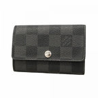 Louis Vuitton Key Case Damier Graphite Multicles 6 Black Gray Key Holder