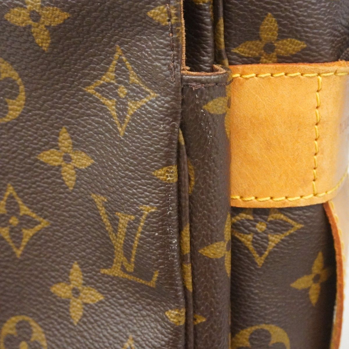 Louis Vuitton Shoulder Bag Monogram Naviglio Brown — view 8