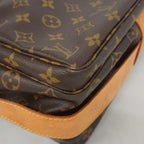 Louis Vuitton Shoulder Bag Monogram Naviglio Brown — view 6