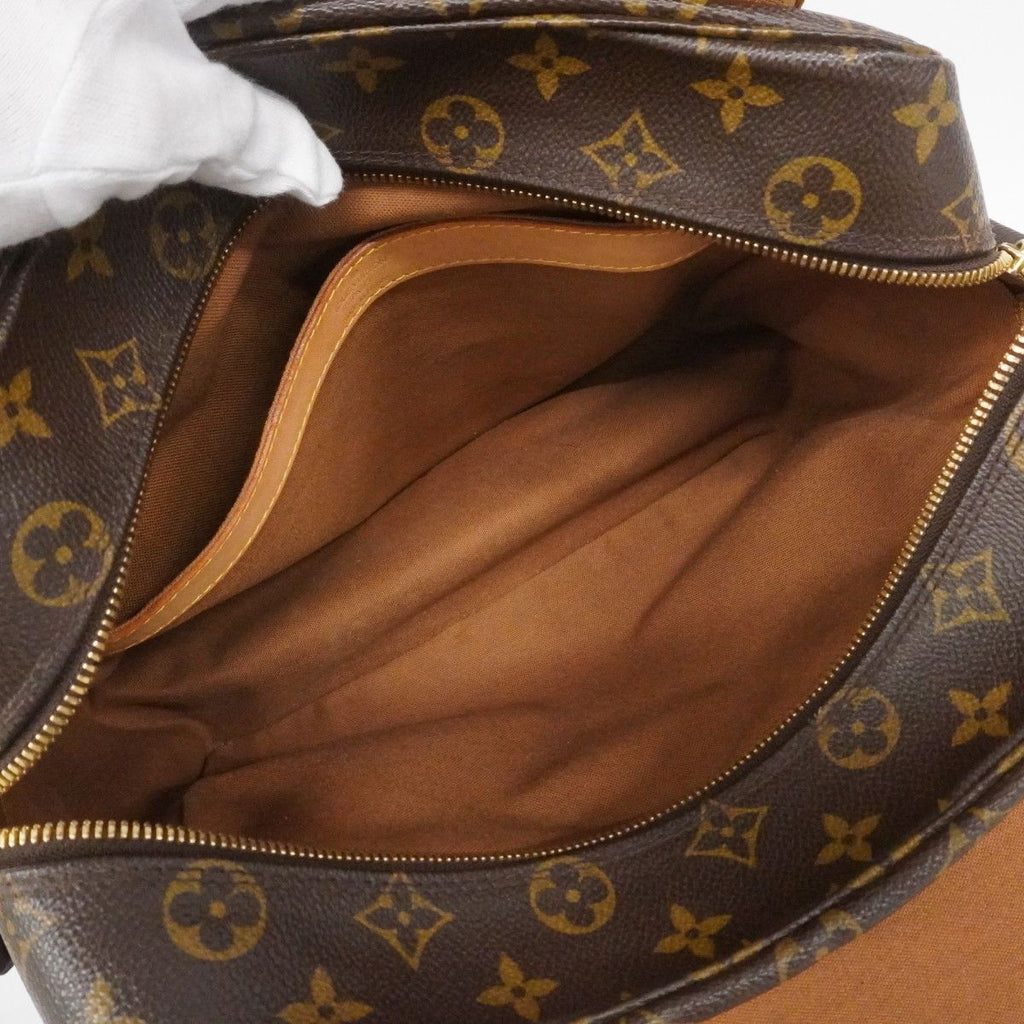 Louis Vuitton Shoulder Bag Monogram Naviglio Brown — view 4
