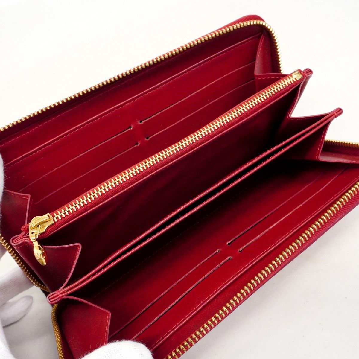Louis Vuitton Wallet Vernis Zippy Pomme D'amour — view 4