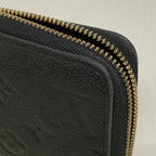 Louis Vuitton Wallet Monogram Empreinte Zippy Noir — view 5
