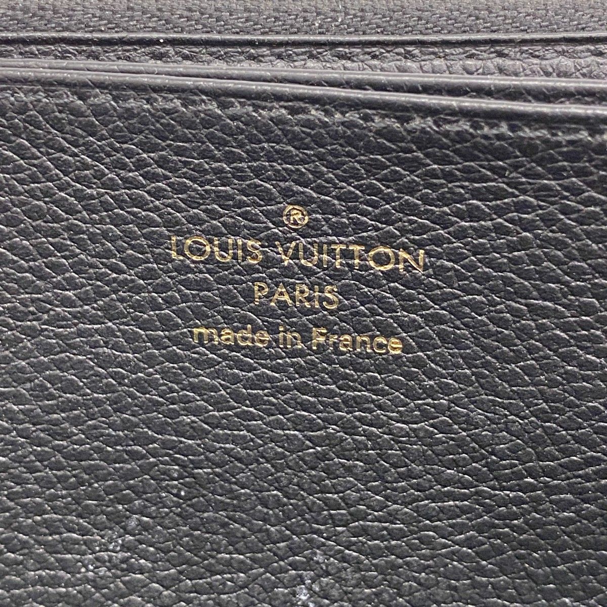 Louis Vuitton Wallet Monogram Empreinte Zippy Noir — view 4