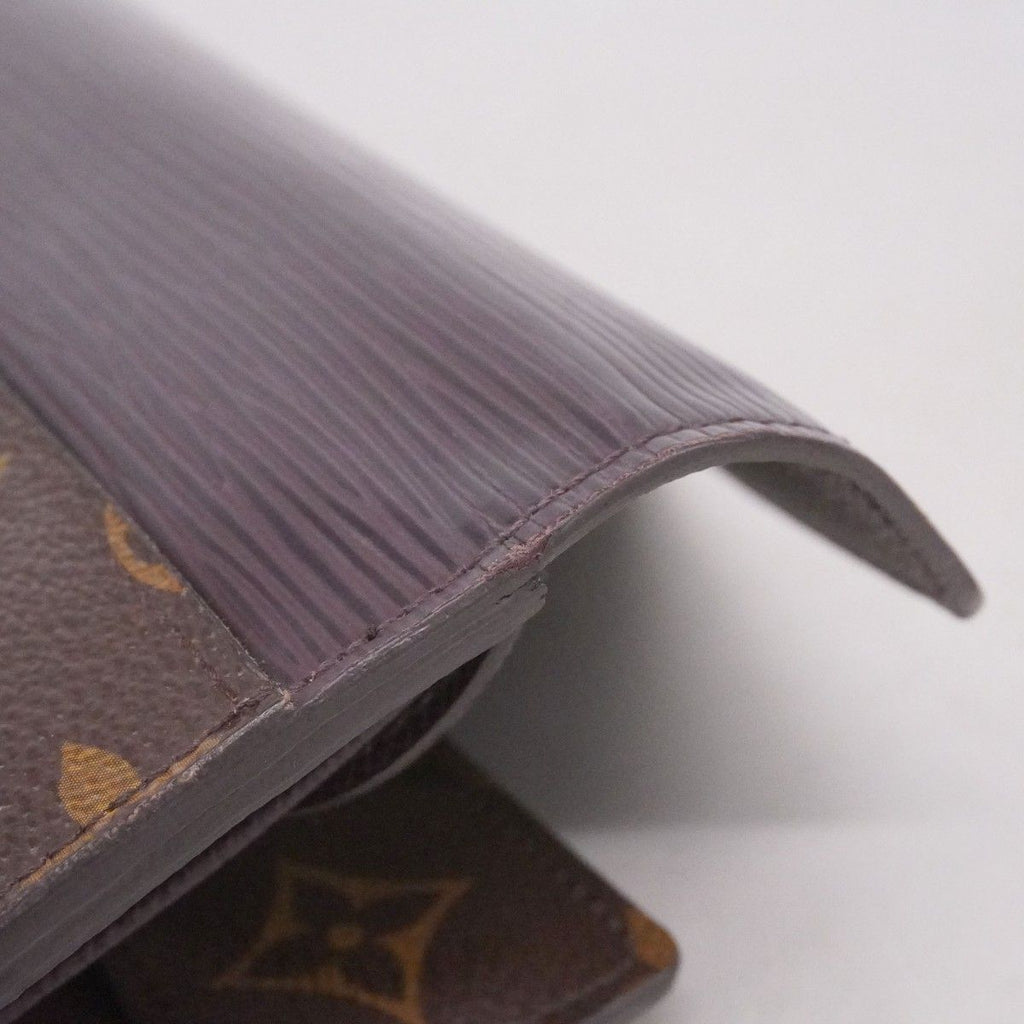 Louis Vuitton Trifold Wallet Monogram Epi Portefeuille Marie le Long Ketchu — view 6