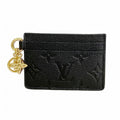 Louis Vuitton Card Case Monogram Empreinte Holder LV Charm Noir