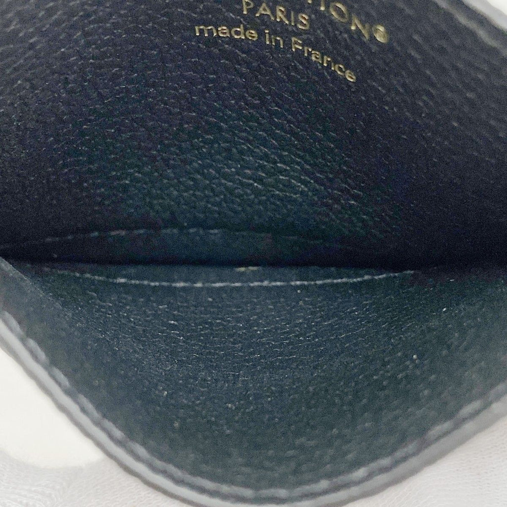 Louis Vuitton Card Case Monogram Empreinte Holder LV Charm Noir — view 3