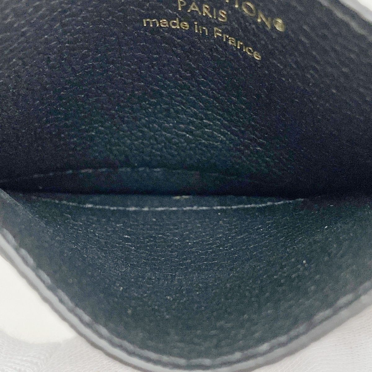 Louis Vuitton Card Case Monogram Empreinte Holder LV Charm Noir — view 3