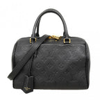Louis Vuitton Handbag Monogram Empreinte Speedy Bandouliere 25 NM Noir 2-Way