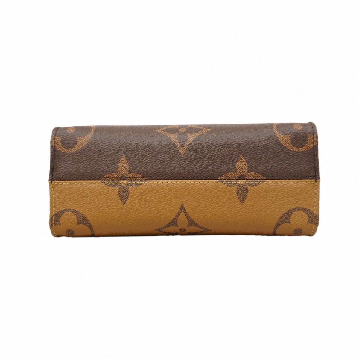 Louis Vuitton Handbag Monogram Giant Reverse On The Go PM Brown 2-Way — view 3