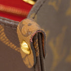 Louis Vuitton Handbag Monogram Giant Reverse On The Go PM Brown 2-Way — view 7