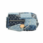 Louis Vuitton Handbag Monogram Denim Patchwork Speedy 30 Blue — view 3