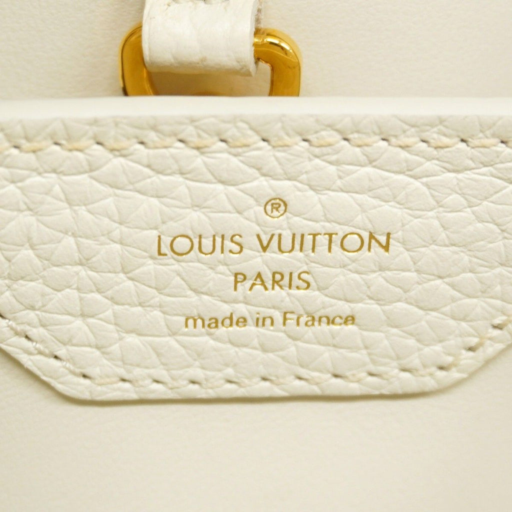 Louis Vuitton Handbag Taurillon Capucines BB Gray Blanc 2-Way — view 5