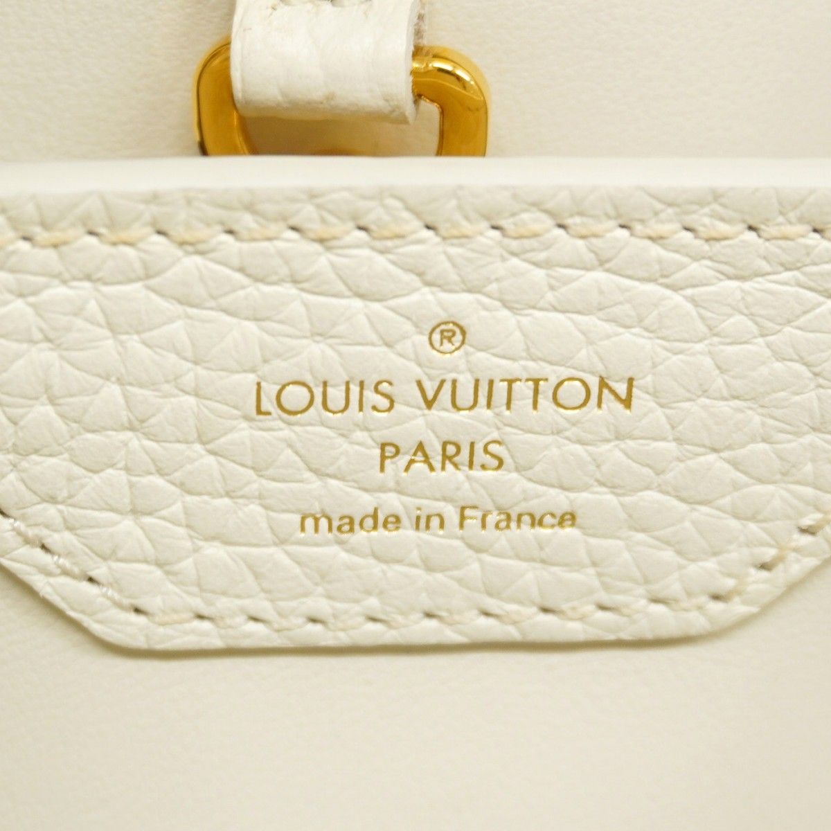 Louis Vuitton Handbag Taurillon Capucines BB Gray Blanc 2-Way — view 5